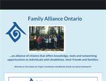 Tablet Screenshot of family-alliance.com